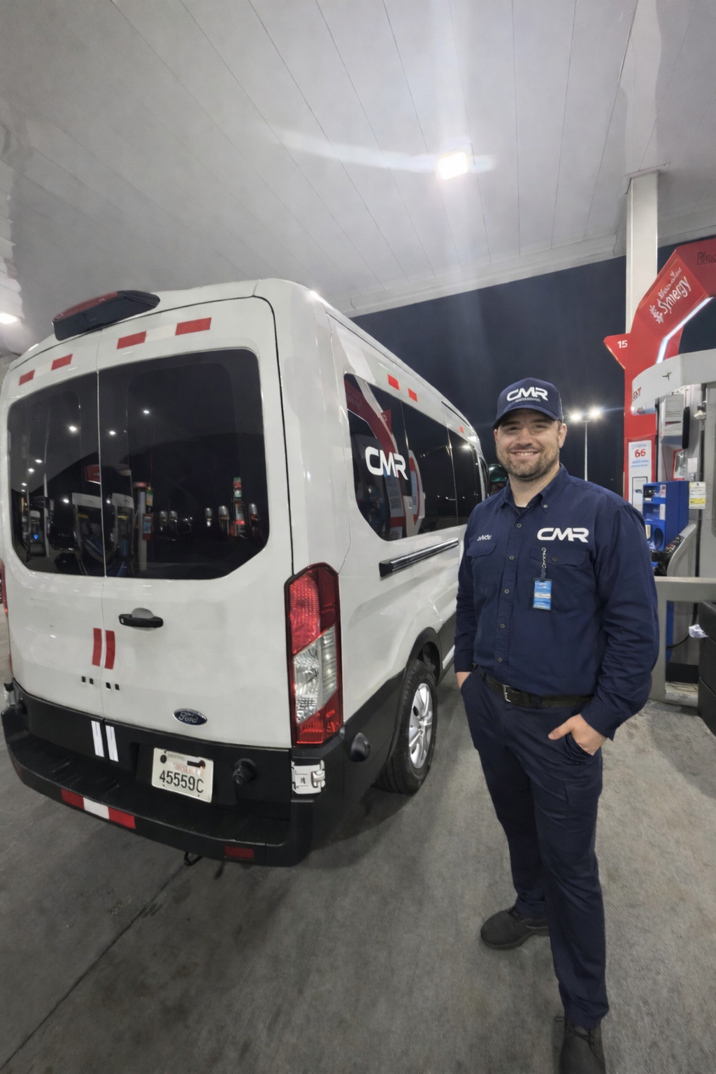 OMR long-distance transport vehicle and driver